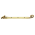 FROM THE ANVIL 83595 - POLISHED BRASS MONKEYTAIL STAY 10 INCH