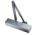 EXIDOR 9820 S - OVERHEAD DOOR CLOSER, POWER SIZE 2/3/4 WITH SQUARE COVER AND MAGNETIC HOLD-OPEN