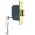 YALE PM562-PB-80 - PM562 BRITISH STANDARD 5-LEVER DEADLOCK: 3 INCH POLISHED BRASS