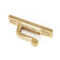 FROM THE ANVIL 83687 - HOOK PLATE - POLISHED BRASS