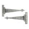 FROM THE ANVIL 33790 - PEWTER 9 INCH ARROW HEAD T HINGE (PAIR)