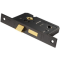 FROM THE ANVIL 91089 - BLACK BATHROOM MORTICE LOCK 2.5 INCH