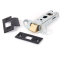 FROM THE ANVIL 90125 - BLACK HEAVY SPRUNG TUBULAR MORTICE LATCH 3 INCH