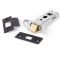 FROM THE ANVIL 90125 - BLACK HEAVY SPRUNG TUBULAR MORTICE LATCH 3 INCH