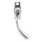 FROM THE ANVIL 20415R - POLISHED CHROME PEAR DROP LOCKING ESPAG FASTENER - RIGHT HAND