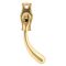 FROM THE ANVIL 20419R - POLISHED BRASS PEAR DROP LOCKING ESPAG FASTENER - RIGHT HAND