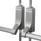 EXIDOR 316 - DOUBLE DOOR SET FOR NON-REBATED DOUBLE DOORS WITH VERTICAL PULLMAN LATCHES