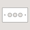 WANDSWORTH 319 - CLASSIC 3-GANG DIMMER PLATE & KNOBS