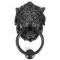 FROM THE ANVIL 33018 - BLACK LIONS HEAD DOOR KNOCKER