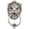 FROM THE ANVIL 33019 - ANTIQUE PEWTER LIONS HEAD DOOR KNOCKER