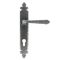 FROM THE ANVIL 33068 - PEWTER PATINA CROMWELL LEVER ESPAG LOCK SET ON BACKPLATE 92MM