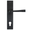 FROM THE ANVIL 33123 - BLACK AVON ESPAG LOCK SET ON BACKPLATE 92MM