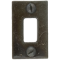 FROM THE ANVIL 33129R - BEESWAX SPARE RECEIVER MORTICE PLATE FOR 33129