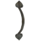 FROM THE ANVIL 33153 - BEESWAX GOTHIC D PULL HANDLE 8 INCH