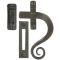 FROM THE ANVIL 33186 - BEESWAX MONKEYTAIL  WINDOW FASTENER - RIGHT HAND