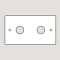 WANDSWORTH 332 - CLASSIC 2-GANG DIMMER PLATE & KNOBS
