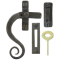 FROM THE ANVIL 33211 - BEESWAX MONKEYTAIL LOCKING WINDOW FASTENER - LEFT HAND