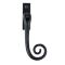 FROM THE ANVIL 33242 - BLACK SLIM MONKEYTAIL  LOCKING ESPAG FASTENER - RIGHT HAND