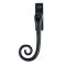FROM THE ANVIL 33243 - BLACK SLIM MONKEYTAIL  LOCKING ESPAG FASTENER - LEFT HAND