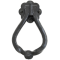 FROM THE ANVIL 33246 - BLACK PEAR SHAPED DOOR KNOCKER