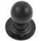 FROM THE ANVIL 33252 - BLACK ROUND MORTICE RIM KNOB SET
