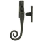 FROM THE ANVIL 33267 - BEESWAX MONKEYTAIL LOCKING CASEMENT FASTENER WITH NIGHT VENT - LEFT HAND