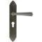 FROM THE ANVIL 33269 - BEESWAX GOTHIC LEVER EURO LOCK ON BACKPLATE SET