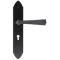FROM THE ANVIL 33276 - BLACK GOTHIC LEVER LOCK ON BACKPLATE SET