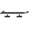 FROM THE ANVIL 33282 - BLACK MONKEYTAIL HANDMADE CASEMENT STAY 254MM