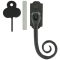FROM THE ANVIL 33287 - BLACK MONKEYTAIL  LOCKING ESPAG FASTENER - RIGHT HAND