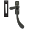 FROM THE ANVIL 33290 - BLACK REVERSIBLE PEAR DROP WINDOW FASTENER