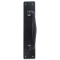 FROM THE ANVIL 33466 - BLACK OFFSET PULL HANDLE ON BACKPLATE