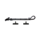 FROM THE ANVIL 33473 - BEESWAX SHEPHERDS CROOK CASEMENT STAY 203MM