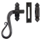 FROM THE ANVIL 33476 - BEESWAX SHEPHERDS CROOK WINDOW FASTENER - LEFT HAND