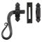 FROM THE ANVIL 33476 - BEESWAX SHEPHERDS CROOK WINDOW FASTENER - LEFT HAND