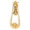 FROM THE ANVIL 33610M - POLISHED BRASS LOOP DOOR KNOCKER