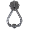 FROM THE ANVIL 33611 - PEWTER PATINA PEAR DOOR KNOCKER