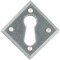 FROM THE ANVIL 33613 - PEWTER PATINA DIAMOND ESCUTCHEON PLATE