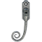 FROM THE ANVIL 33620 - PEWTER PATINA MONKEYTAIL LOCKING ESPAG FASTENER - LEFT HAND