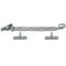 FROM THE ANVIL 33631 - PEWTER PATINA MONKEYTAIL CASEMENT STAY 254MM