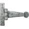 FROM THE ANVIL 33650 - PEWTER PATINA T-HINGE PENNY END 4 INCH