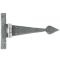 FROM THE ANVIL 33651 - PEWTER PATINA ARROW HEAD HINGE 6 INCH