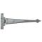 FROM THE ANVIL 33657 - PEWTER PATINA ARROW HEAD HINGE 12 INCH