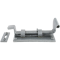 FROM THE ANVIL 33659 - PEWTER PATINA CRANKED CUPBOARD BOLT - 4 INCH OUTWARD OPENING