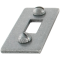 FROM THE ANVIL 33661K - PEWTER PATINA SPARE RECEIVER MORTICE PLATE FOR 33659/33720