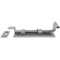 FROM THE ANVIL 33662 - PEWTER PATINA CRANKED DOOR BOLT - 6 INCH OUTWARD OPENING