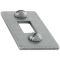FROM THE ANVIL 33662K - PEWTER PATINA SPARE RECEIVER MORTICE PLATE FOR 33662