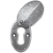 FROM THE ANVIL 33664 - PEWTER PATINA OVAL ESCUTCHEON PLATE WITH COVER