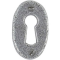FROM THE ANVIL 33665 - PEWTER PATINA OVAL ESCUTCHEON PLATE