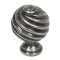 FROM THE ANVIL 33691 - PEWTER PATINA TWIST CUPBOARD KNOB 30MM